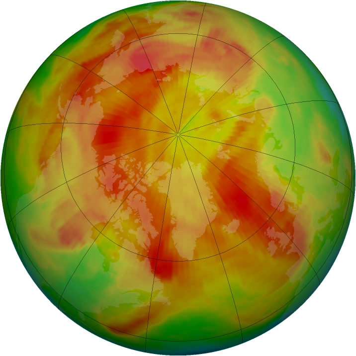 Arctic ozone map for 06 May 1982